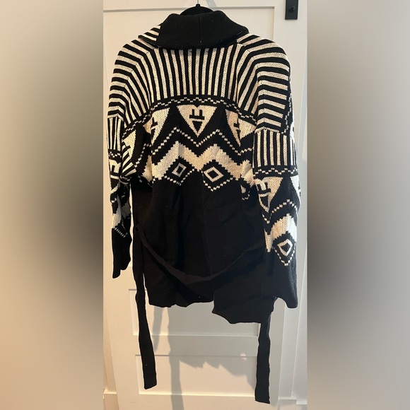 Rachel Roy Wool cardigan with belt - Picture 2 of 3